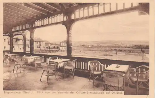 Ohrdruf Truppenlager-Veranda Panorama gl1913 90.293