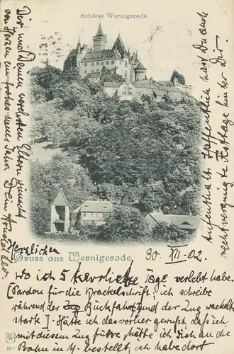 Wernigerode Schloß gl1902 103.286