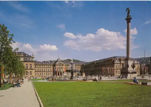 Stuttgart Schloßplatz Neues Schloß gl1985? 110.194