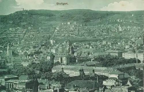 Stuttgart Totalansicht gl1910 103.191