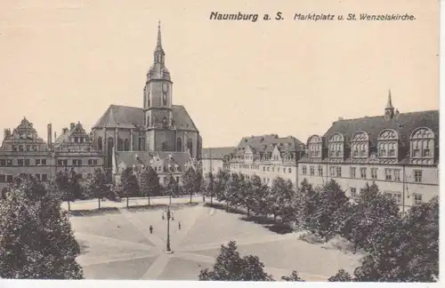 Naumburg a.S. Marktplatz St. Wenzelskirche ngl 92.319