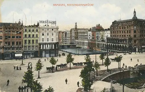 Hamburg Reesendammbrücke Geschäfte gl1913 115.778