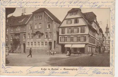 Lahr i.B. Sonnenplatz Geschäfte feldpgl1915 82.661