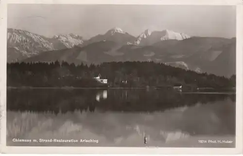 Chiemsee Strand-Restauration Arlaching gl1935 22.483