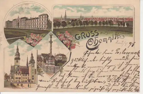 Chemnitz Amts- u. Landgericht, Rathaus gl1898 86.235