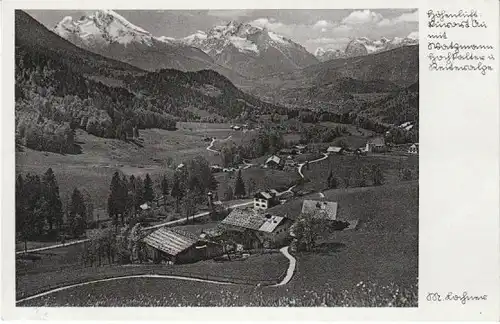 Höhenluftkurort Au m.Watzmann Hochkalter ngl 22.493