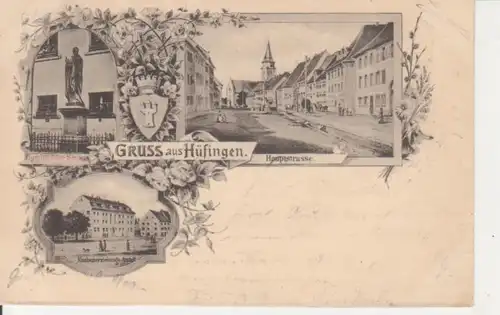 Hüfingen Litho Knabenerziehungsanstalt gl1899 82.804