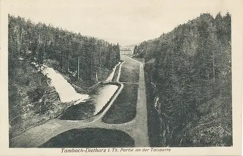 Tambach-Dietharz Partie an der Talsperre ngl 110.867