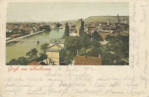 Heilbronn Teilansicht gl1902 101.994