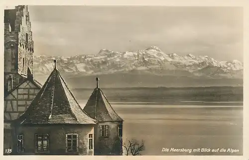 Meersburg a.B. Schloss und Panorama ngl 133.355