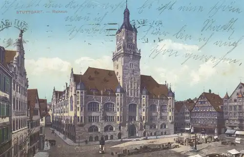 Stuttgart Rathaus gl1912 103.020