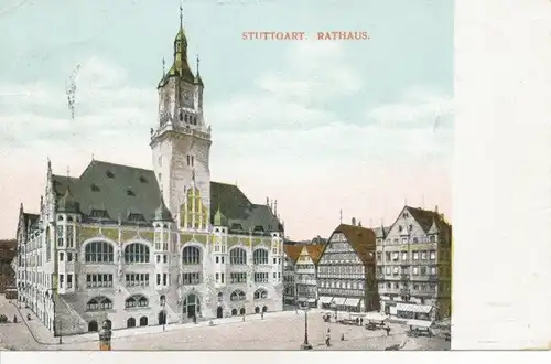 Stuttgart Rathaus gl1911 103.030