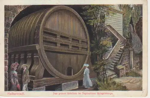 Halberstadt Großes Weinfass im Jagdschloss ngl 90.995