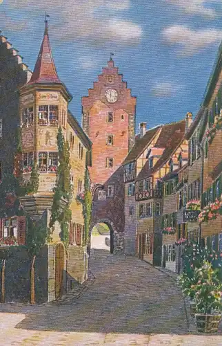 Meersburg Obertor u. Gasth. z.Bären gl1943 108.665