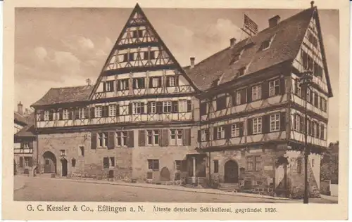 Esslingen a.Neckar Sektkellerei Kessler & Co ngl 22.648