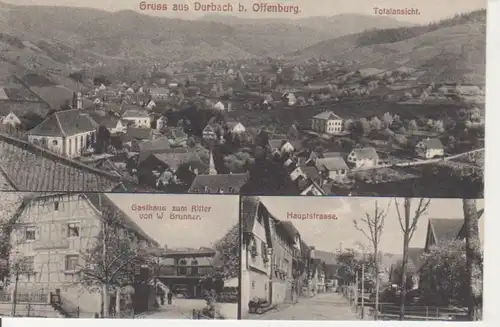 Durbach Gasthaus zum Ritter Hauptstr bahnpgl1914 82.832