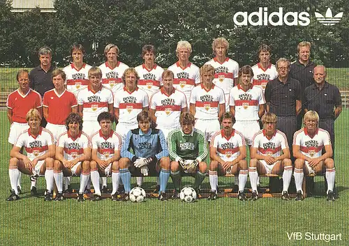 Fußball: VfB Stuttgart Mannschaft 1983 112.658