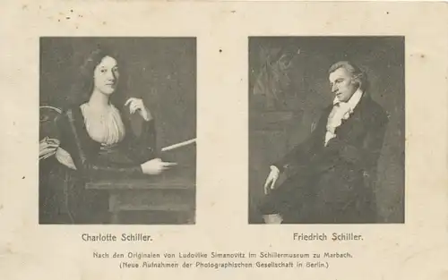 Charlotte und Friedrich Schiller glca1910 105.235