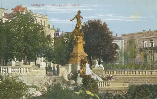 Stuttgart Eugensbrunnen gl1914 103.060