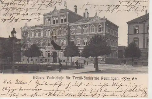 Reutlingen Höhere Schule Textil-Industrie gl1904 83.416