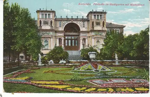 Karlsruhe Festhalle im Stadtgarten gl1911 26.371