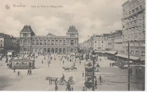 Brüssel Nordbahnhof Palast-Hotel feldpgl1915 203.736