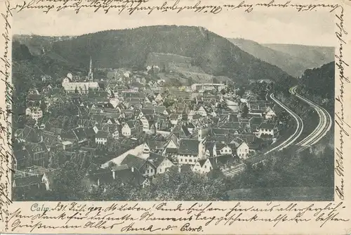 Calw Teilansicht gl1903 109.874