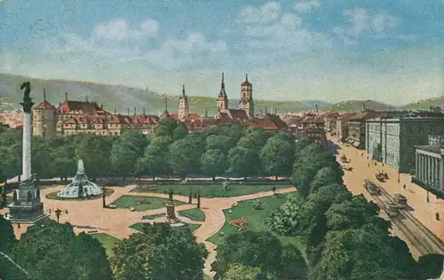 Stuttgart Schloßplatz gl1925 103.207