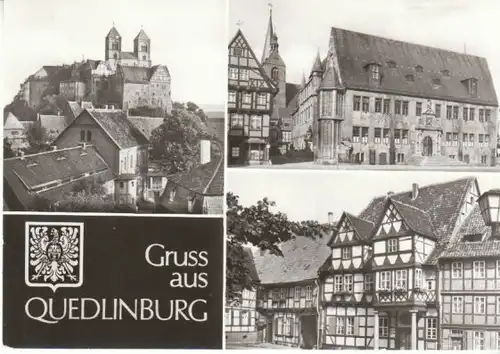 Gruß aus Quedlinburg Mehrbildkarte ngl B6584