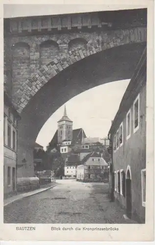 Bautzen Blick durch die Kronprinzenbrücke ngl 85.999