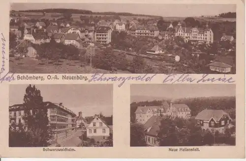 Schömberg Schwarzwaldheim Heilanstalt gl1924 83.001