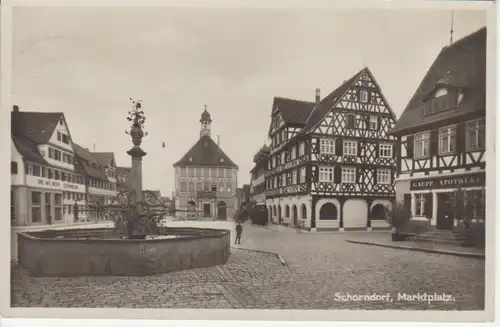 Schorndorf Marktplatz gl1932 66.853