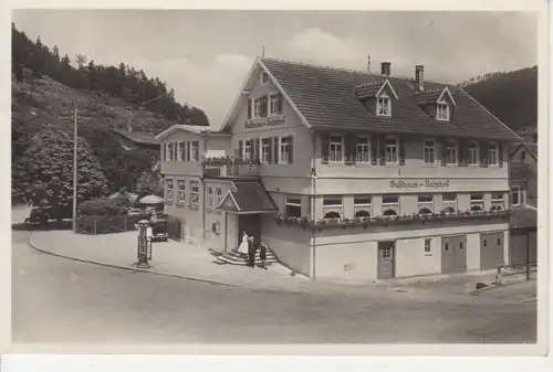 Calmbach Gasthaus zum Bahnhof bahnpgl1938 83.008