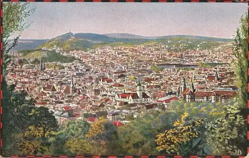 Stuttgart Total Kunstkarte Nr.29 gl1923 103.179