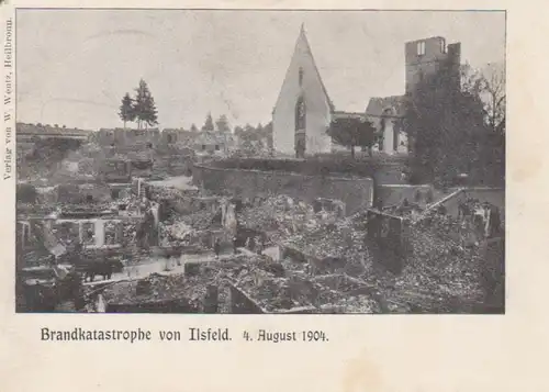 Ilsfeld Brandkatastrophe Aug. 1904 ngl 84.137