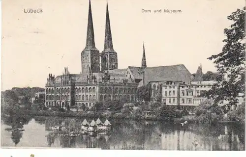 Lübeck Dom und Museum feldpgl1917 25.341