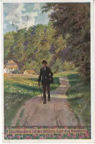 PAUL HEY Das Wandern ist des Müllers gl1924 21.524