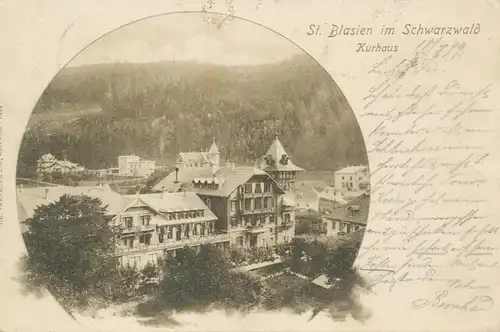 St. Blasien Kurhaus gl1899 108.965