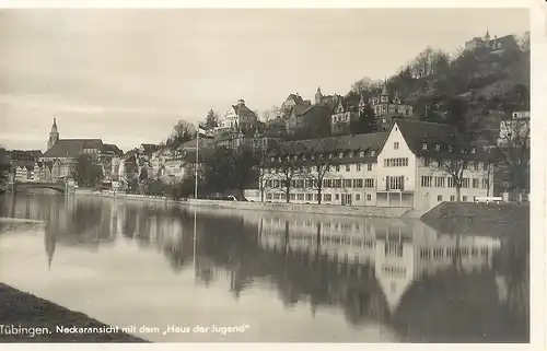 Tübingen Haus der Jugend Neckaransicht gl1930 a1742