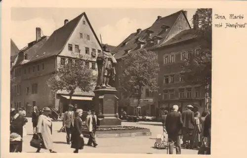 Jena Markt mit "Hanfried" gl1955 82.469