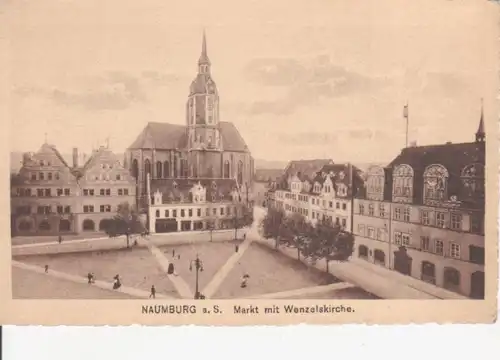 Naumburg a.S. Markt mit Wenzelskirche ngl 92.337