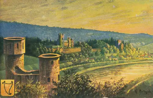 Burg Schadeck Mittelburg und Hinterburg ngl 108.051