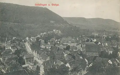 Geislingen a.St. Stadtpanorama gl1909 108.396