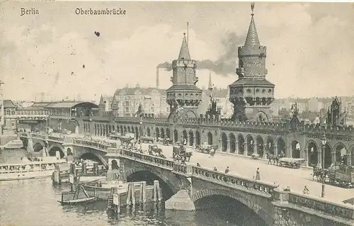 Berlin Oberbaumbrücke gl1912 117.283