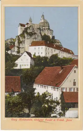 Burg Hohenstein fränk.Jura gl1910 22.452