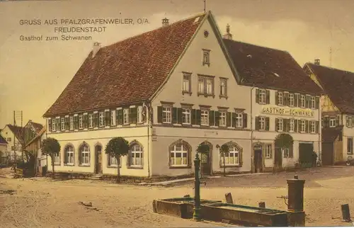 Pfalzgrafenweiler Gasthof zum Schwanen gl1930 103.391