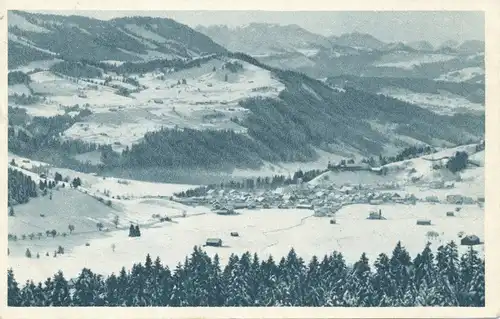 Oberstaufen im Allgäu Gesamtansicht gl1948 109.019