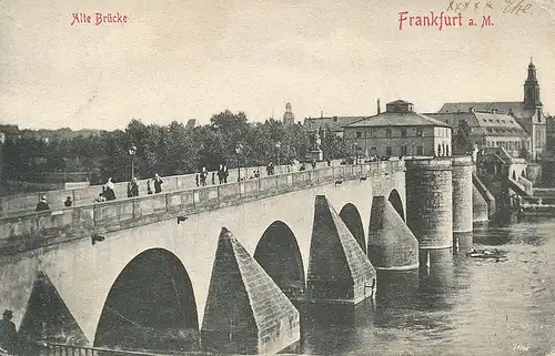 Frankfurt a.M. Alte Mainbrücke gl1902 132.085