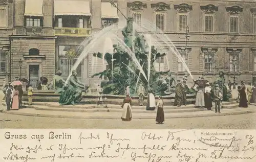 Berlin Schloßbrunnen gl1901 104.001