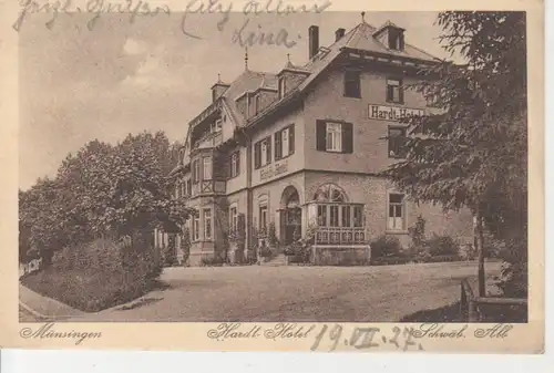 Münsingen Hardt-Hotel gl1927 83.453